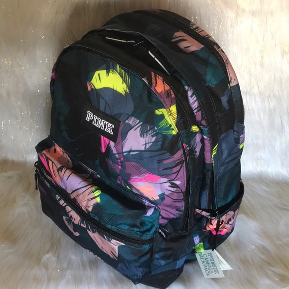 victoria secret floral backpack